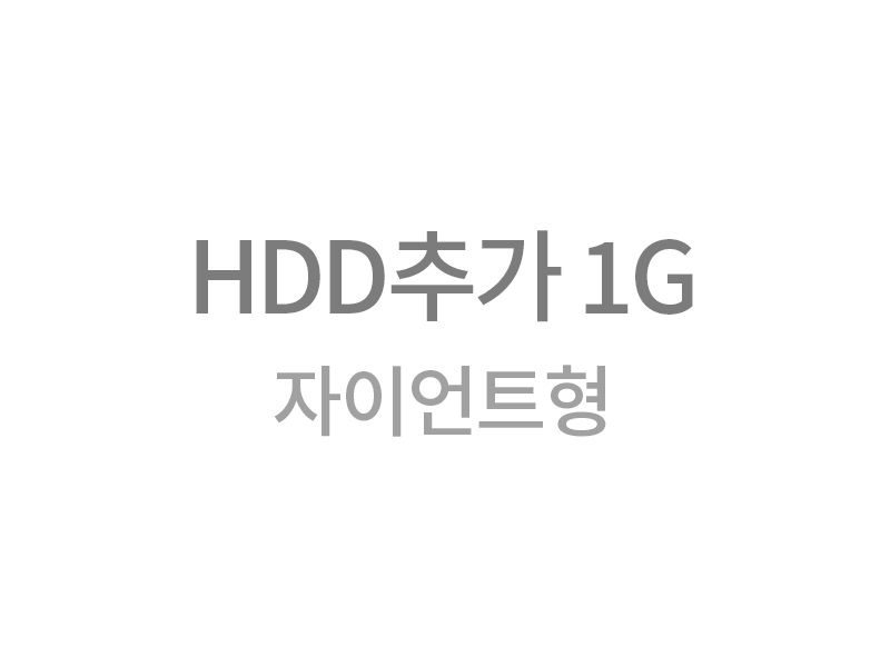 자이언트형 HDD추가 1G
